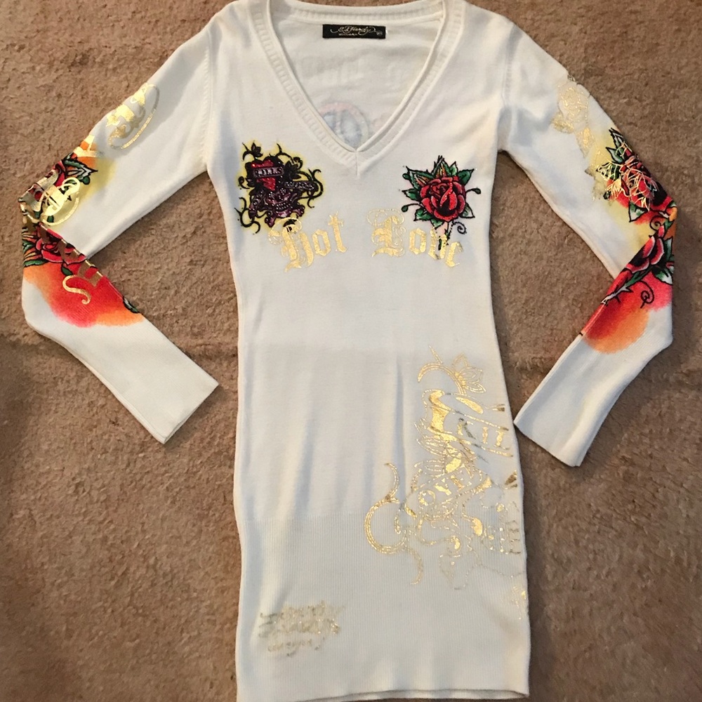 Ed Hardy sweater dress